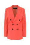Dsquared2 Dsquared Women Coral Stretch Polyester Blend New York Blazer In 252