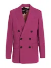 Dsquared2 New Yorker Double Brested Blazer In Fucsia
