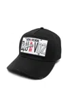 Dsquared2 New York-patch Baseball Cap In Black