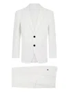 Dsquared2 White Cotton Elastane Jacket Pants In White