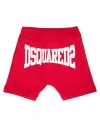 Dsquared2 Newborn Boy Shorts & Bermuda Shorts Red Size 3 Cotton, Elastane In Red