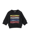 Dsquared2 Newborn Boy Sweatshirt Black Size 3 Cotton