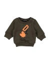 Dsquared2 Newborn Boy Sweatshirt Dark Green Size 3 Cotton In Green