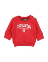Dsquared2 Newborn Boy Sweatshirt Red Size 3 Cotton In Red