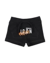 Dsquared2 Newborn Girl Shorts & Bermuda Shorts Black Size 3 Cotton, Elastane In Black