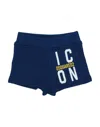 Dsquared2 Babies'  Newborn Girl Shorts & Bermuda Shorts Blue Size 3 Cotton, Elastane