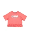 Dsquared2 Babies' Logo-print T-shirt In Red