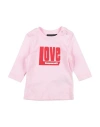 Dsquared2 Babies'  Newborn Girl T-shirt Pink Size 3 Cotton