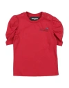 Dsquared2 Newborn Girl T-shirt Red Size 3 Cotton In Red