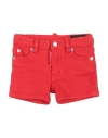 Dsquared2 Newborn Jeans Red Size 3 Cotton, Elastane In Red