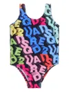Dsquared2 Newborn One-piece In Multi
