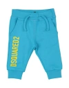 Dsquared2 Babies'  Newborn Pants Azure Size 3 Cotton, Elastane In Blue