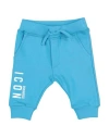 Dsquared2 Light Blue Trousers For Baby Boy With Logo In Blue