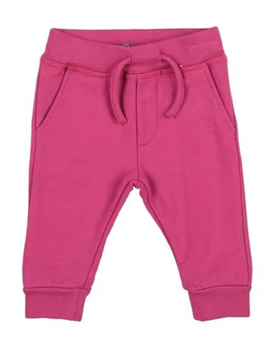 Dsquared2 Babies'  Newborn Pants Fuchsia Size 3 Cotton, Elastane In Pink
