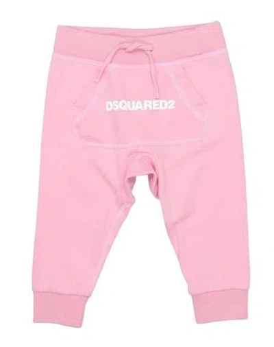 Dsquared2 Babies'  Newborn Pants Pink Size 3 Cotton, Elastane