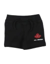 Dsquared2 Babies'  Newborn Shorts & Bermuda Shorts Black Size 3 Cotton