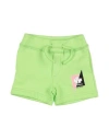 Dsquared2 Newborn Shorts & Bermuda Shorts Lime Green Size 3 Cotton In Green