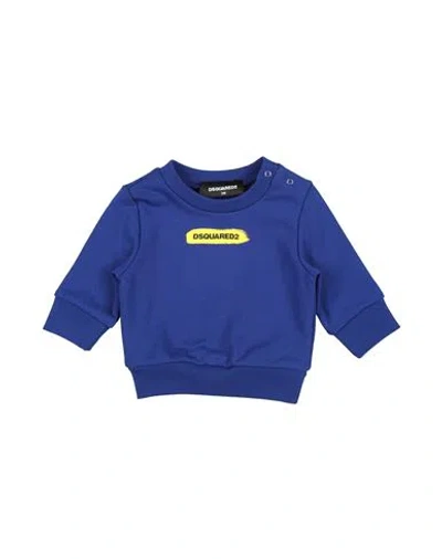 Dsquared2 Babies'  Newborn Sweatshirt Blue Size 3 Cotton