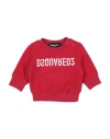 Dsquared2 Newborn Sweatshirt Red Size 3 Cotton In Red