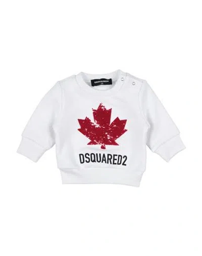 Dsquared2 Babies'  Newborn Sweatshirt White Size 3 Cotton
