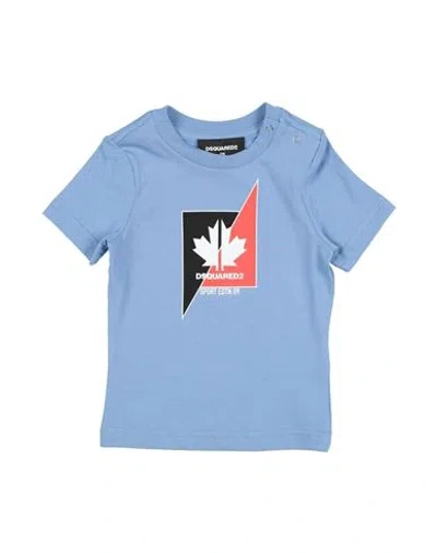 Dsquared2 Babies'  Newborn T-shirt Light Blue Size 3 Cotton