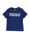 Dsquared2 Babies'  Newborn T-shirt Navy Blue Size 3 Cotton
