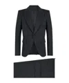 Dsquared2 Notched Pocket Suit In Black