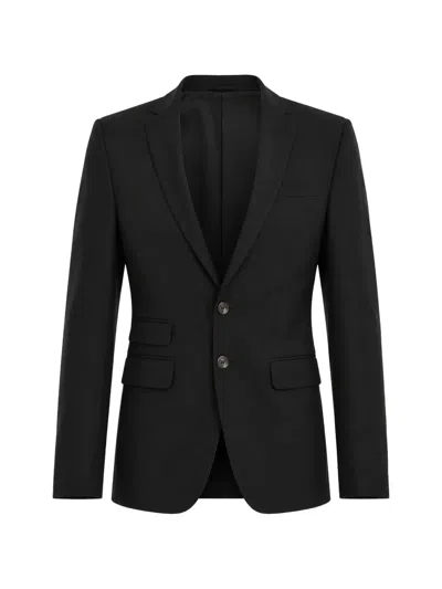 Dsquared2 Notched-lapel Wool-blend Blazer In Black