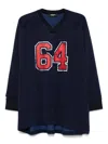 Dsquared2 Number-print T-shirt In Blue