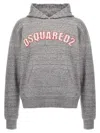 Dsquared2 Hooded Kangaroo Pocket Sweater With Ribbed Cuffs