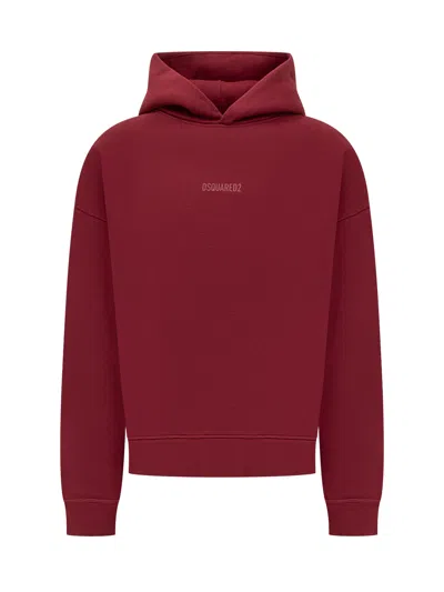 Dsquared2 Nyc Hoodie In Cherry Pop