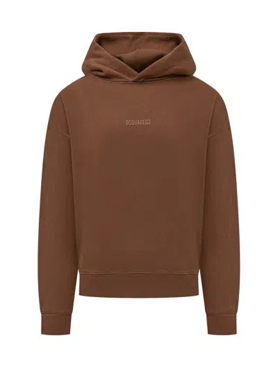 Dsquared2 Nyc Sweatshirt In Brown