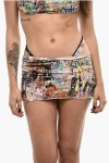 Dsquared2 Nylon All-over Ptinted Beach Cover Up