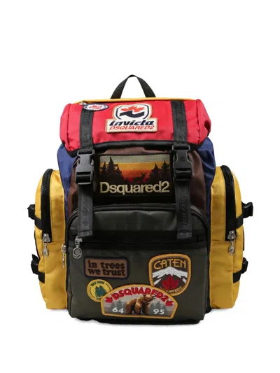 Dsquared2 Kids' Nylon Backpack In Green