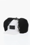 Dsquared2 Nylon Deerstalker Hat With Fur Inner In Multi