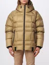 Dsquared2 Shiny Ripstop Down Jacket In Beige