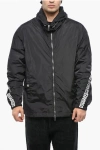 Dsquared2 Nylon Jacket With Hood In Black