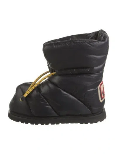 Pre-owned Dsquared2 Nylon Lace-up Boots In Black