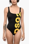 Dsquared2 Nylon One Piece Swimsuit With Side Contrasting Monogram Grösse 38