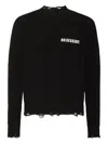 Dsquared2 Long-sleeved Sweater In Black