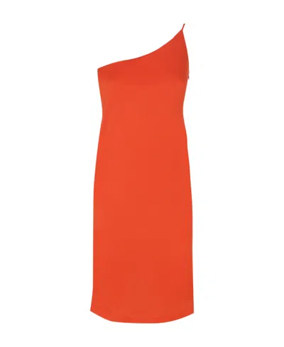 Dsquared2 Off-shoulder Knee-length Dress In Red