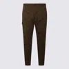 Dsquared2 Olive Cotton Blend Cargo Trousers In Green