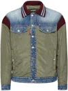 Dsquared2 Panelled Lightweight Jacket In Green