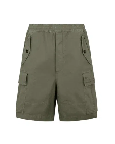 Dsquared2 Olive Solid Shorts