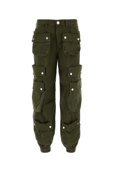 DSQUARED2 OLIVE STRAIGHT LEG CARGO PANT