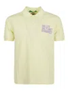 Dsquared2 Logo Printed Short Sleeved Polo Shirt In Dusty Lemonade