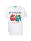 Dsquared2 One Life One Planet Printed Crewneck T-shirt