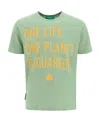 Dsquared2 Green One Life One Planet T-shirt In Green