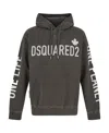 Dsquared2 One Life Rib-trimmed Hoodie In Black
