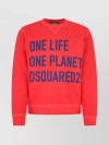 DSQUARED2 ONE LIFE RIBBED CREWNECK SWEATER